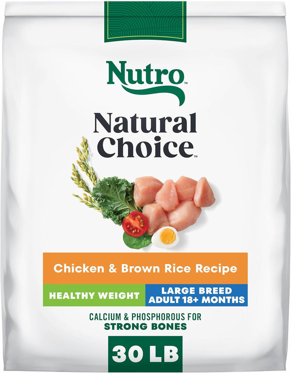 Nutro Natural Choice Healthy Weight Dry Dog Food, Chicken & Rice, 30 Lb | Non-Gmo, Chicken #1 Ingredient, No Corn, Wheat, Soy, Supports Weight Loss, Skin & Coat, Digestive & Immune Health12