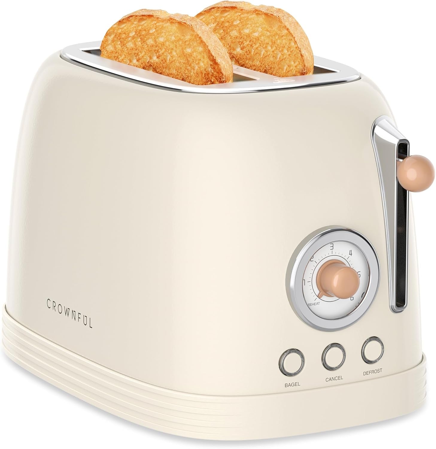 2-slice-toaster-extra-wide-slots-toaster-retro-stainless-steel-with-bagel-cancel-defrost-reheat-function-and-6-shade-settings-removal-crumb-tray-cream