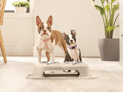 Weathertech Double High Pet Feeding System - Elevated Dog/Cat Bowls - 8 Inch High Dark Grey (DHC3208DGDG)9
