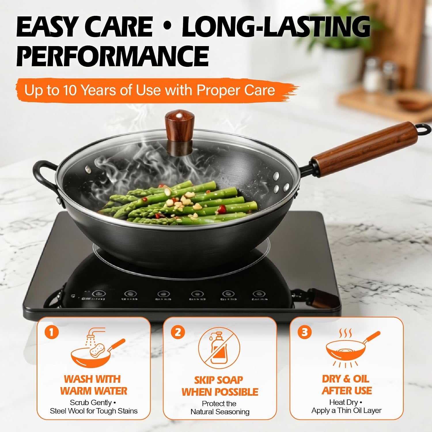 13in-carbon-steel-wok-pan-with-glass-lid-pre-seasoned-flat-bottom-wok-wok-for-gas-electric-induction-cooktops-naturally-seasoned-stir-fry-pan-with-wooden-handle-for-bbq-camping-everyday-cooking