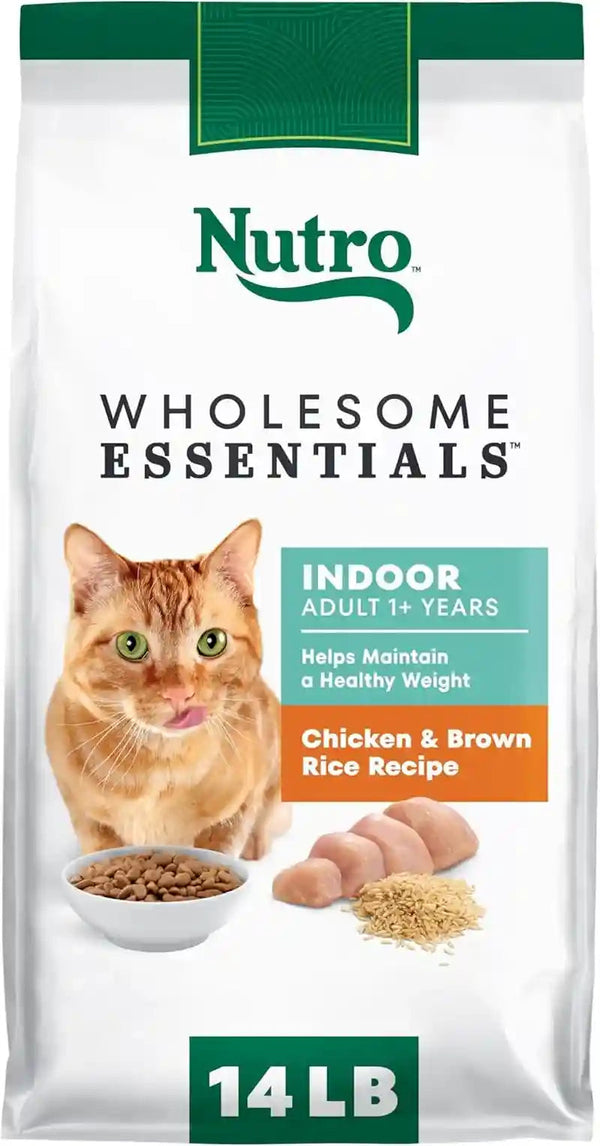 Nutro Wholesome Essentials Indoor Adult Dry Cat Food, Chicken & Rice, 5 Lb | Real Chicken #1 Ingredient, Natural Prebiotic Fiber for Digestion, Vitamin E & Selenium Antioxidants, Supports Whole Body13