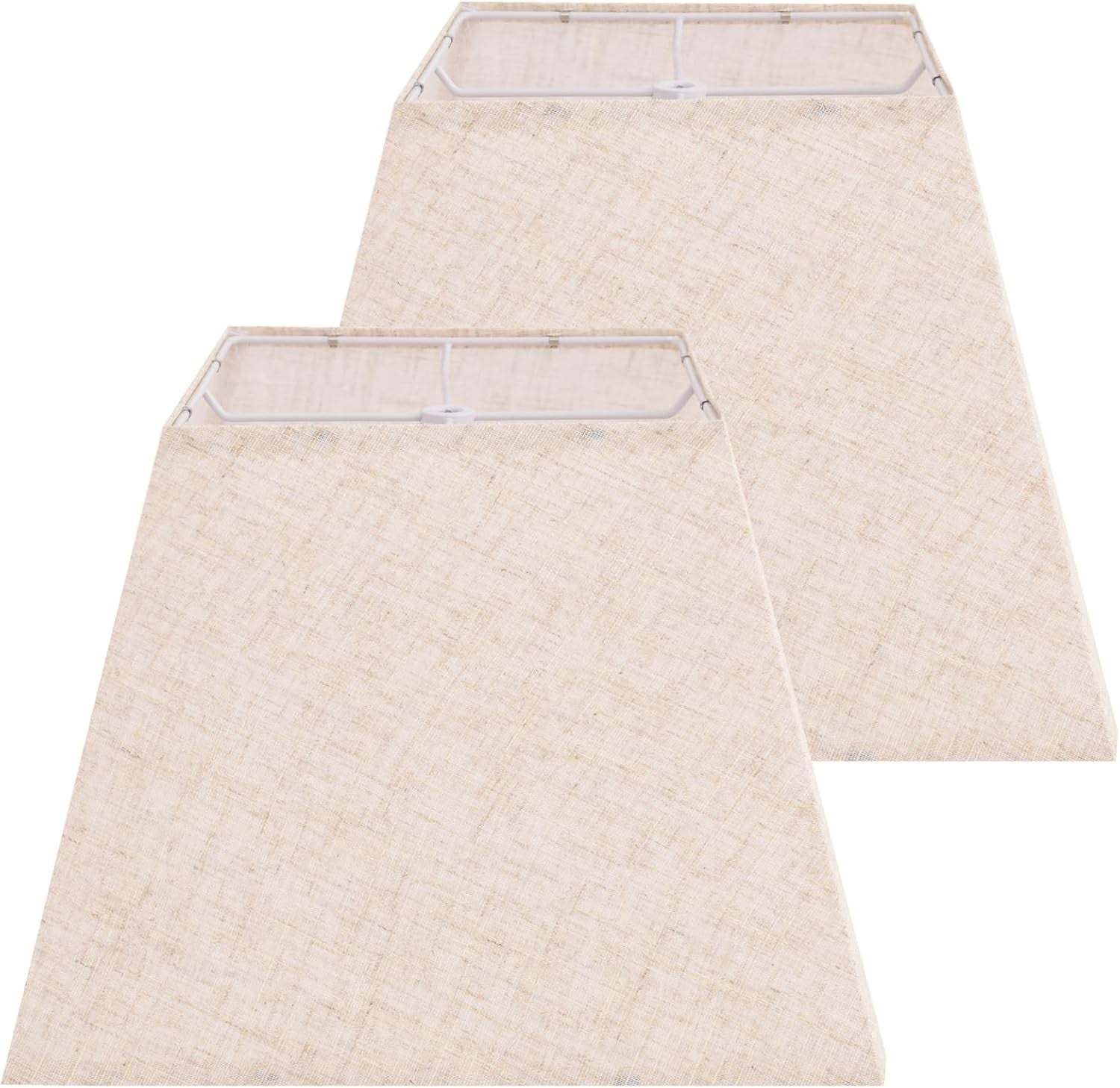 lamp-shades-set-of-2-8x8top-13x13bottom-10-height-beige-square-lampshades-replacement-lamp-shades-natural-linen-hand-crafted-for-table-lamps-floor-lamps-pendent-light-assembly-required