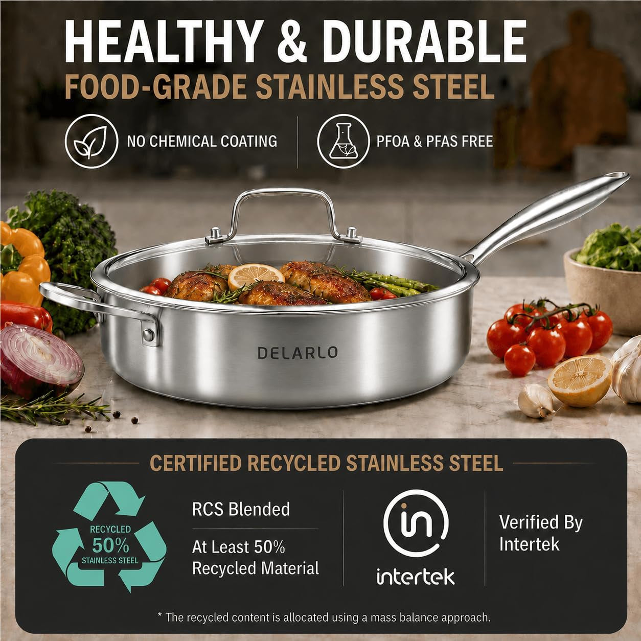 tri-ply-stainless-steel-frying-pan-12-inch-skillet-with-lid-6-quart-saute-pan-compatible-with-all-cooktops-oven-up-to-660-chicken-fryer-dishwasher-friendly