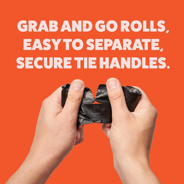 Tuff Pets Dog Poop Bags Rolls with Handles, Extra Thick Poop Bags for Dogs | 16 Rolls of Heavy Duty Doggie Poop Bags, Fits Any Standard Dispenser3