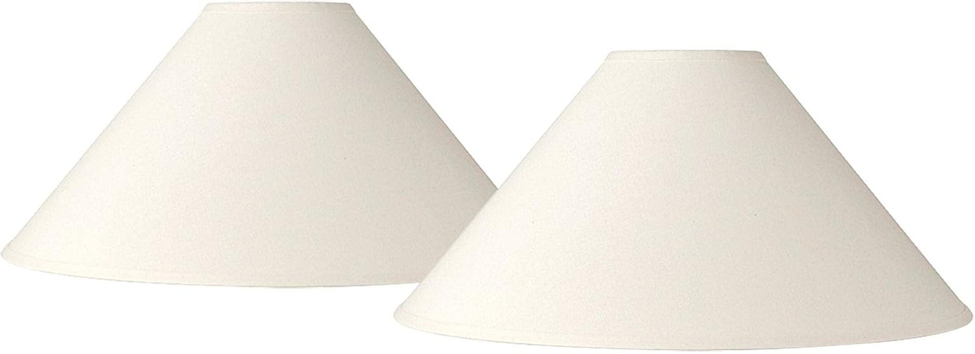 extra-large-white-linen-2-pack-chimney-lamp-shades-6x23x13-5-spider-6-top-x-23-bottom-x-10-5-high-x-13-5-slant-replacement-for-table-floor-lamps-set-shade-pre-assembled-harp-finial