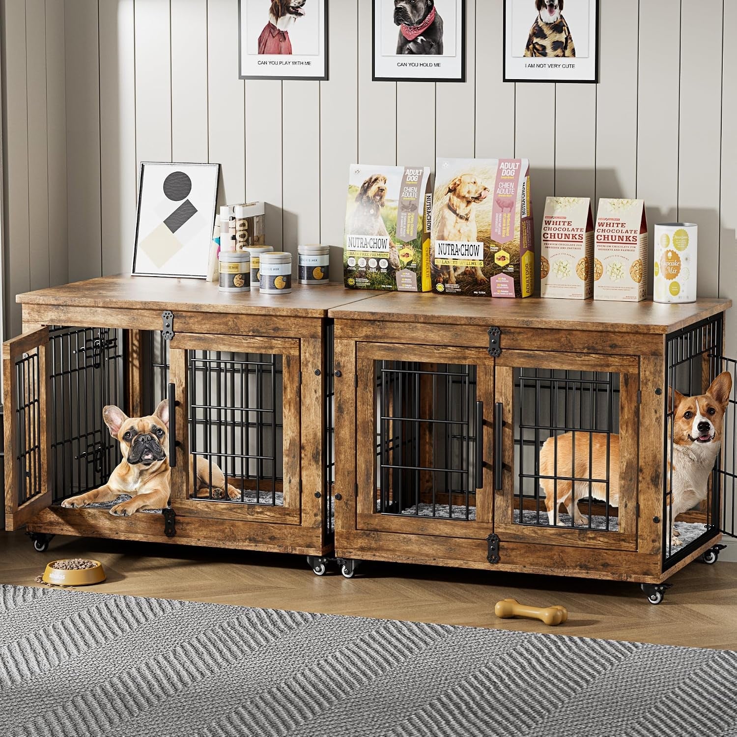 medium-dog-crate-furniture-32-heavy-duty-kennel-w-cushion-wheels-grey-double-doors-wooden-dog-cage-chew-resistant-end-table-decorative-27-32-38-44-options-indoor