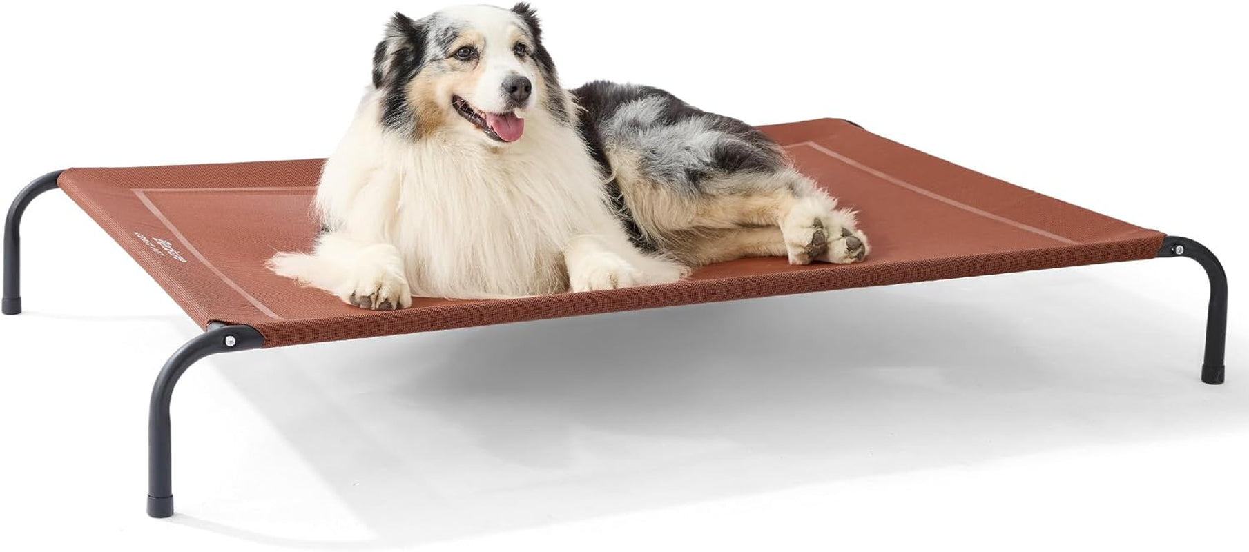 bedsure-outdoor-elevated-cooling-dog-bed-large-sized-dog-49in-grey-portable-raised-camping-pet-cot-hammock-breathable-teslin-mesh-weather-resistant-for-large-pets-up-to-85-lbs-easy-to-assemble