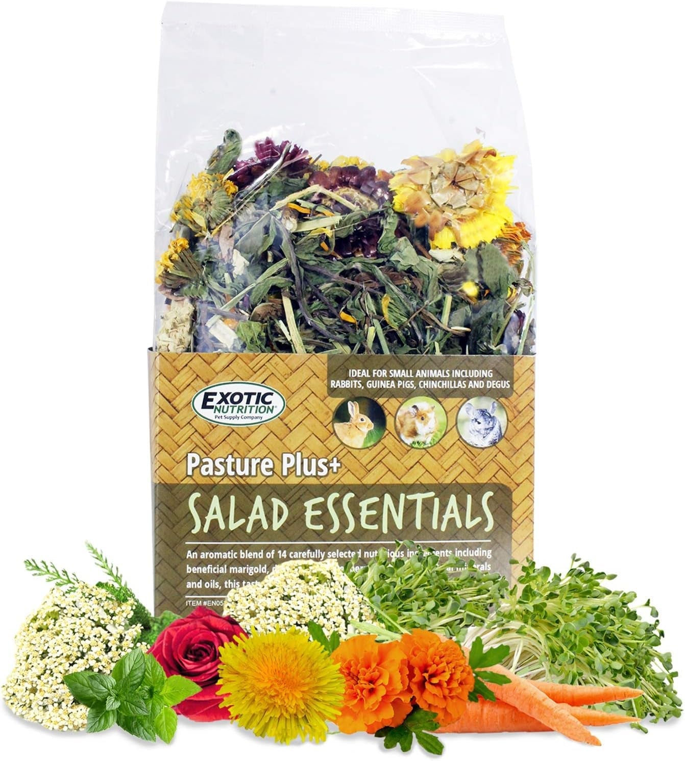 exotic-nutrition-pasture-plus-salad-essentials-healthy-natural-high-fiber-dried-flower-herb-treat-guinea-pigs-rabbits-chinchillas-prairie-dogs-degus-hamsters-gerbils-other-small-pets