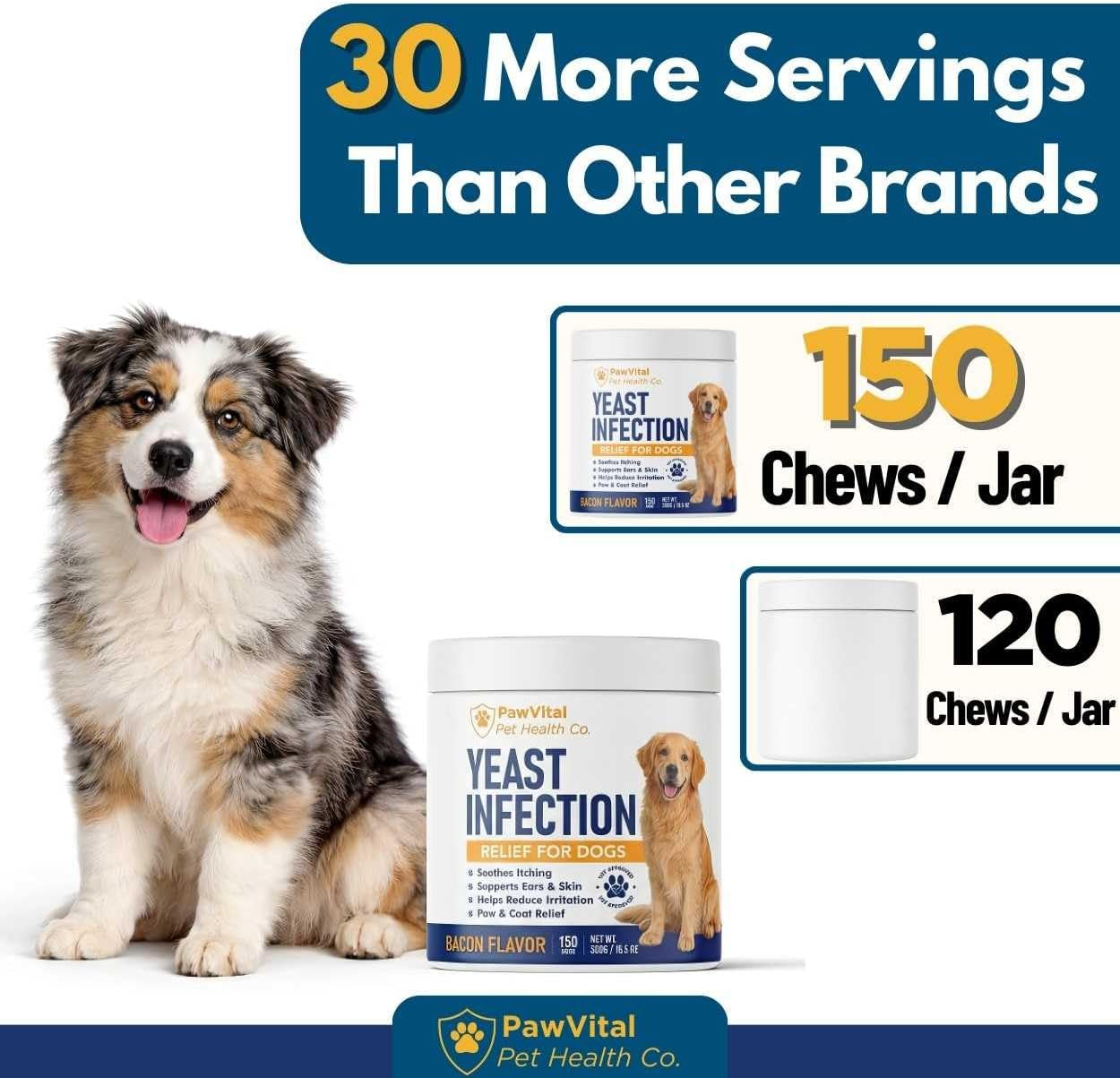 natural-yeast-infection-treatment-for-dogs-150-chews-anti-yeast-support-for-itchy-skin-ears-helps-reduce-irritation-paw-licking-probiotic-herbal-blend-bacon-flavored-soft-chews