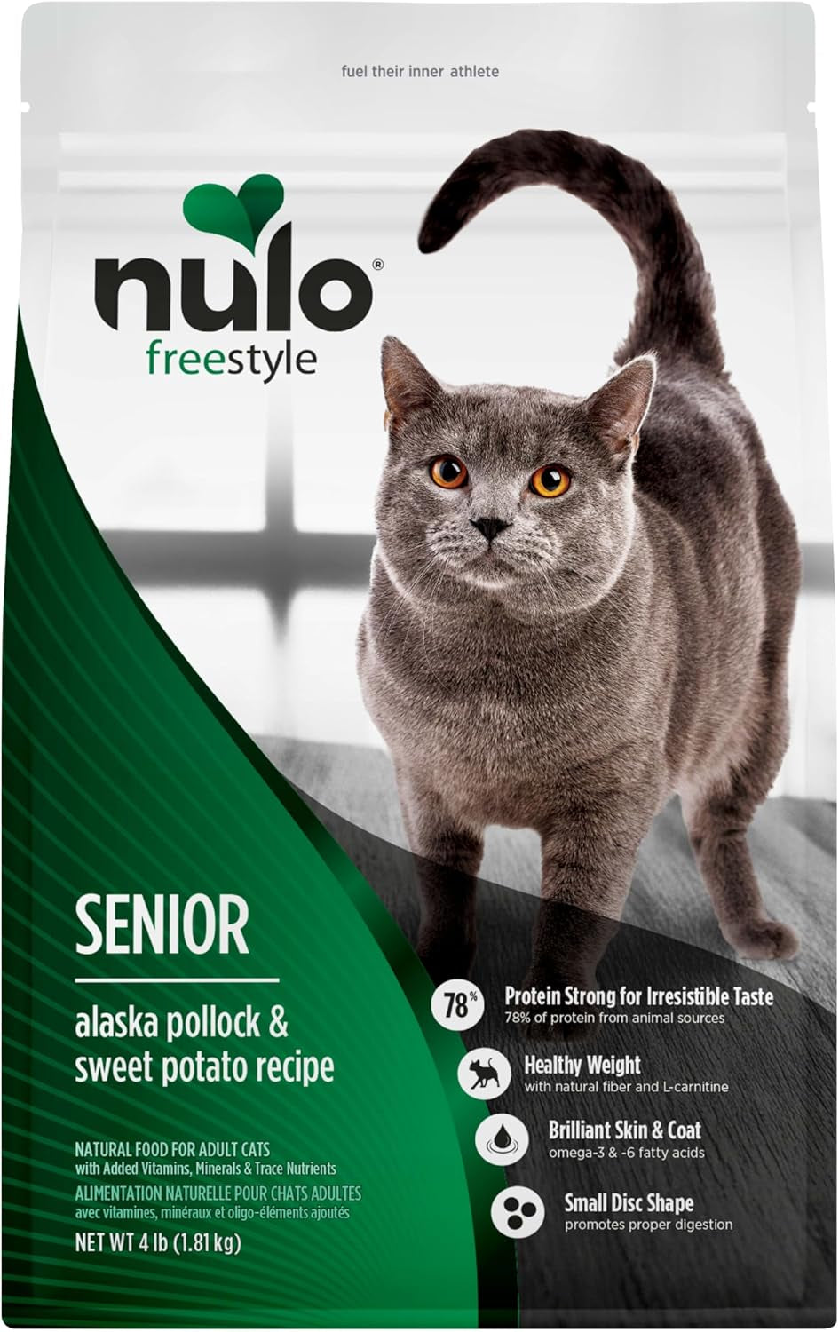 nulo-freestyle-senior-dry-cat-food-alaska-pollock-sweet-potato-high-protein-natural-grain-free-cat-food-with-probiotics-and-l-carnitine-4lb-bag