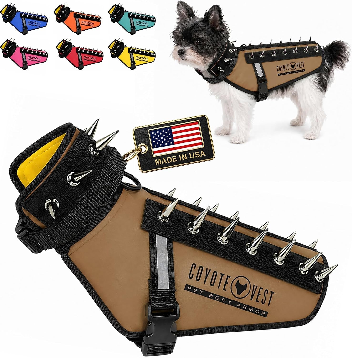 coyotevest-dog-harness-stab-resistant-coyote-vest-small-neon-pink-reflective-stab-resistant-vest-helps-protect-small-dogs-from-coyotes-aggressive-dogs-and-birds-of-prey-made-in-the-usa