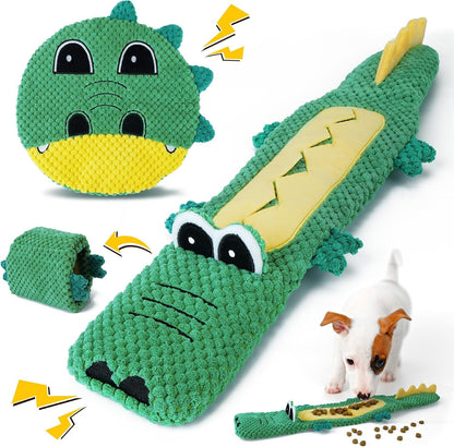 XIUGOAL Dog Toys for Aggressive Chewers, 2 Pack No Stuffing Dog Toys for Boredom and Teething, Squeaky Chew Toy for Small, Medium Breed to Keep Them Busy8