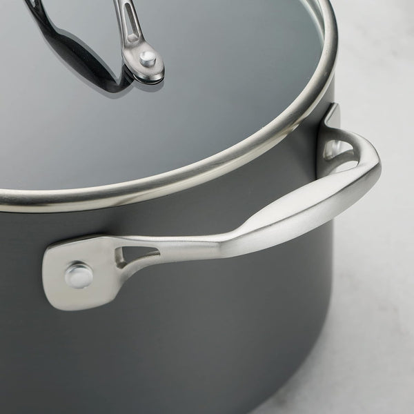 Onyxpro Hard Anodized Nonstick 8-Pc Pots and Pans Set with Lids | Cookware Kitchen Set with Reinforced Non Stick Coating, Oven Safe5