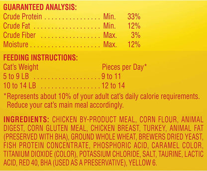 Meow Mix Irresistibles, Soft Cat Treats Made with Real Salmon, 5 Pouches | 3-Oz Bags, Treats Have a Soft, Tender Texture That’S Deliciously Moist, for Training and Everyday Treating5