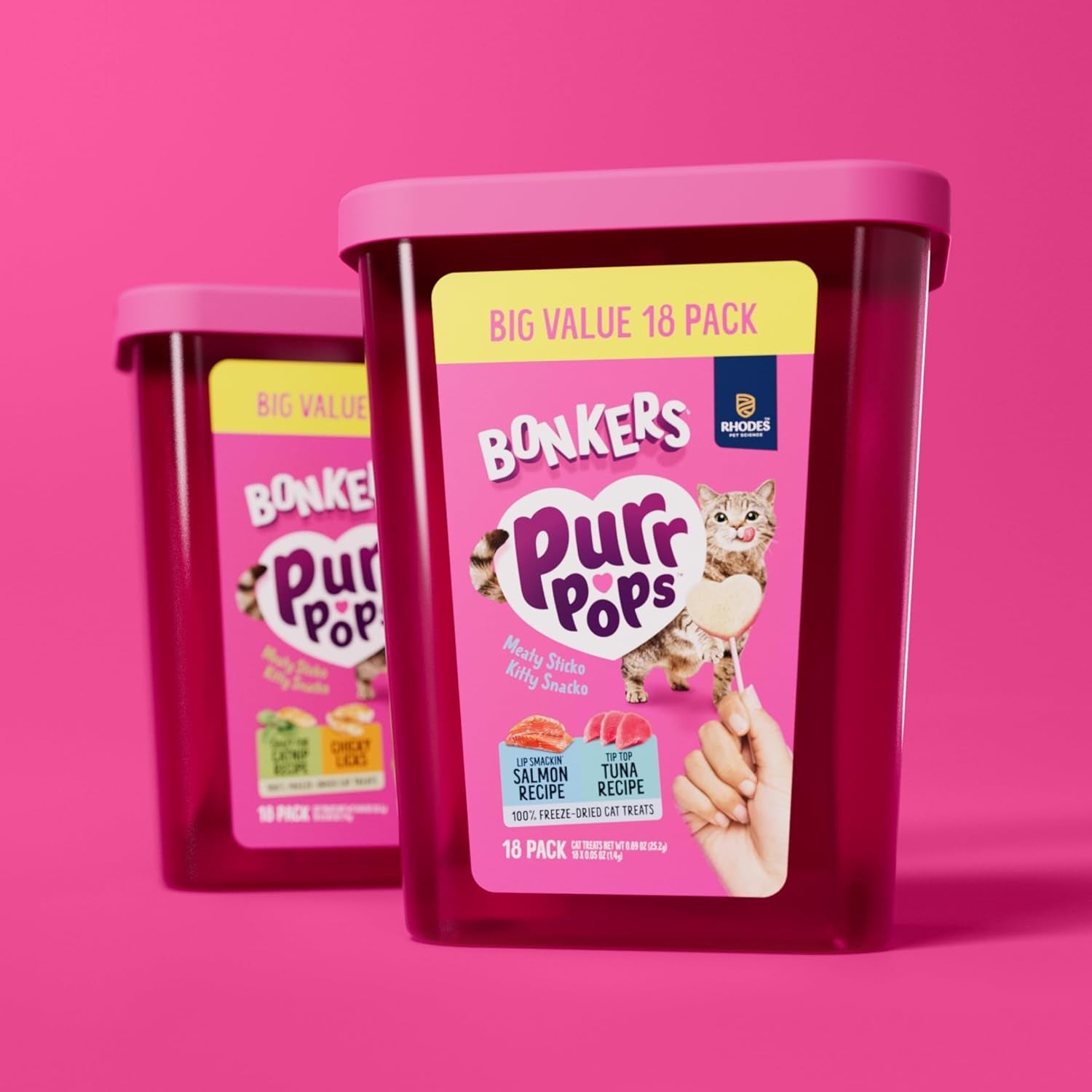 bonkers-purrpops-freeze-dried-tuna-salmon-flavor-lollipop-cat-treats-healthy-real-meat-treats-training-treats-or-food-topper-for-all-breeds-and-ages-value-pack-18-pieces