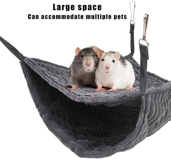 Large Ferret Hammock, Hanging Tunnel Bed for Cage Rats Chinchilla3