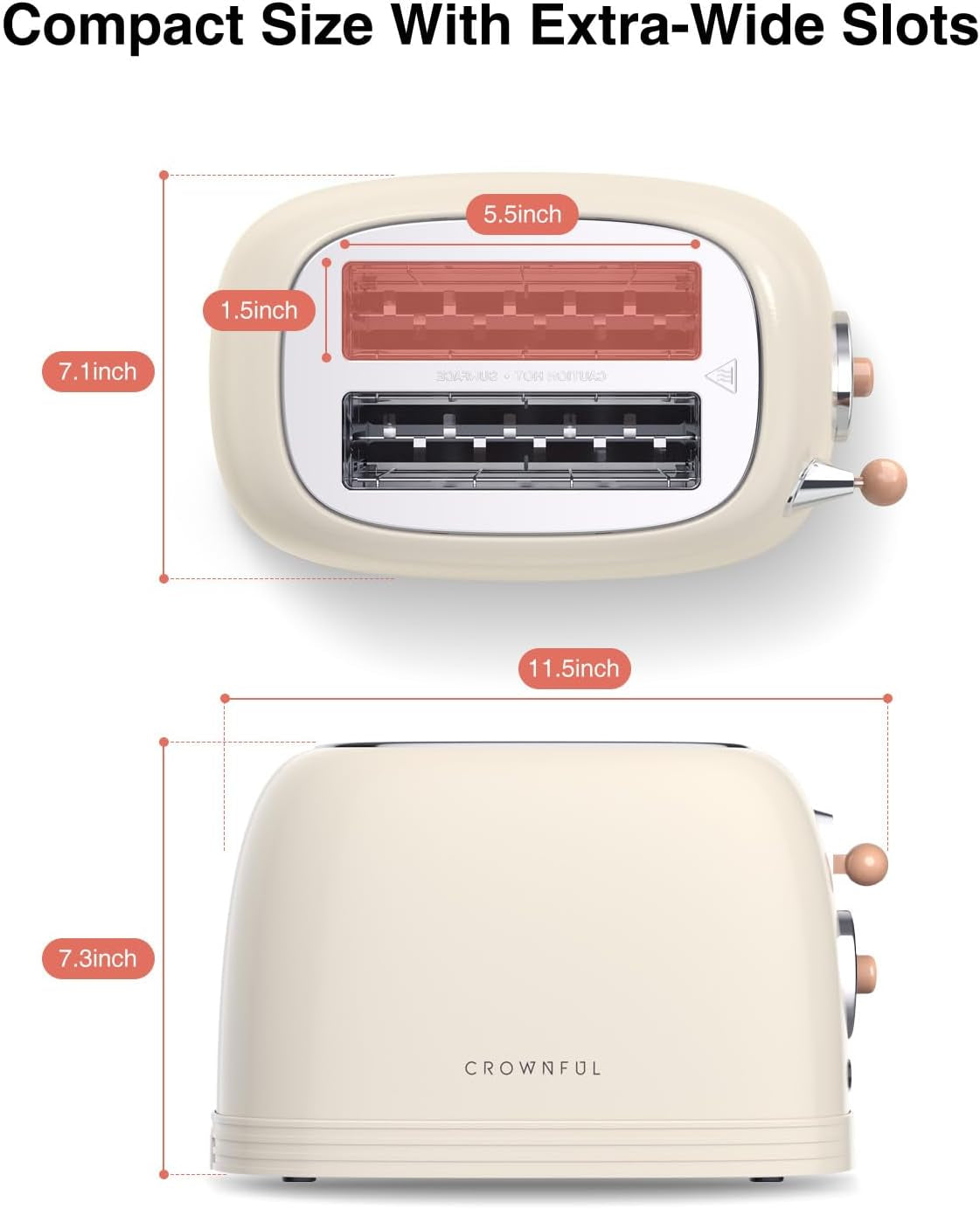 2-slice-toaster-extra-wide-slots-toaster-retro-stainless-steel-with-bagel-cancel-defrost-reheat-function-and-6-shade-settings-removal-crumb-tray-cream