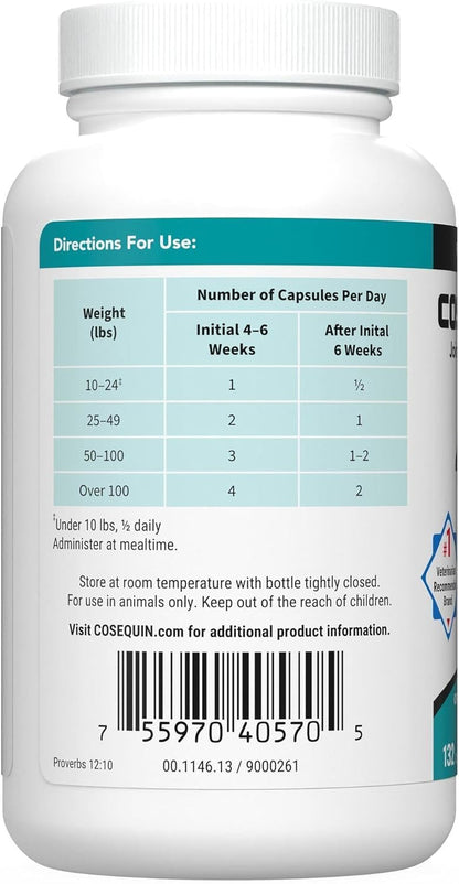 Nutramax Cosequin Joint Supplement for Dogs, Easy Sprinkle Capsule, 132Ct | Joint Support, Glucosamine for Dogs, Chondroitin, Easy Sprinkle Capsules, Sprinkle on Food, All Ages3