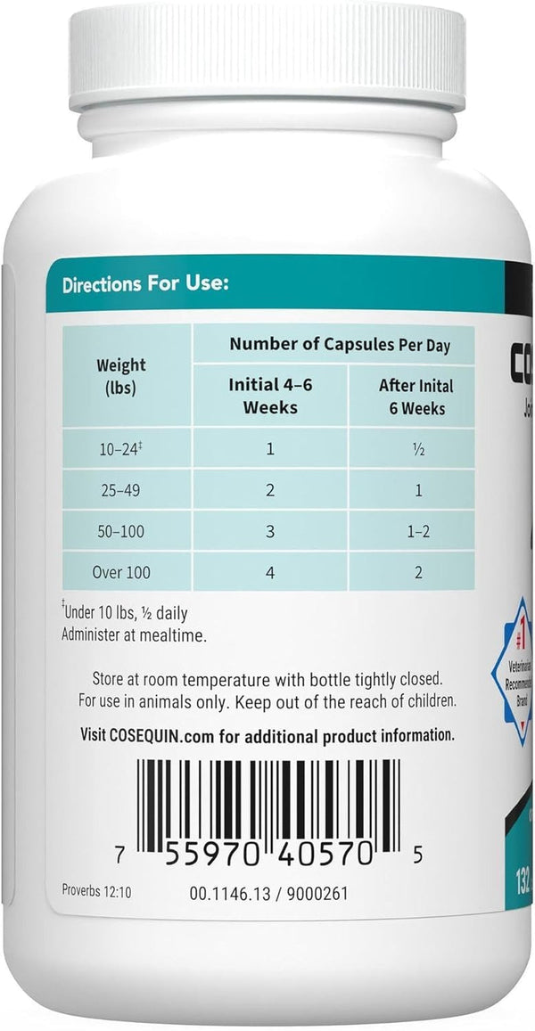 Nutramax Cosequin Joint Supplement for Dogs, Easy Sprinkle Capsule, 132Ct | Joint Support, Glucosamine for Dogs, Chondroitin, Easy Sprinkle Capsules, Sprinkle on Food, All Ages3