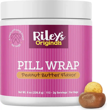 Riley'S Pill Wrap for Dogs - Cheese & Bacon Pill Paste for Dogs - 4.2Oz | Wrap Capsules & Tablets in a Tasty Pocket or Pouch to Mask the Taste – Flavored Treat Paste for Easy Medication Time11