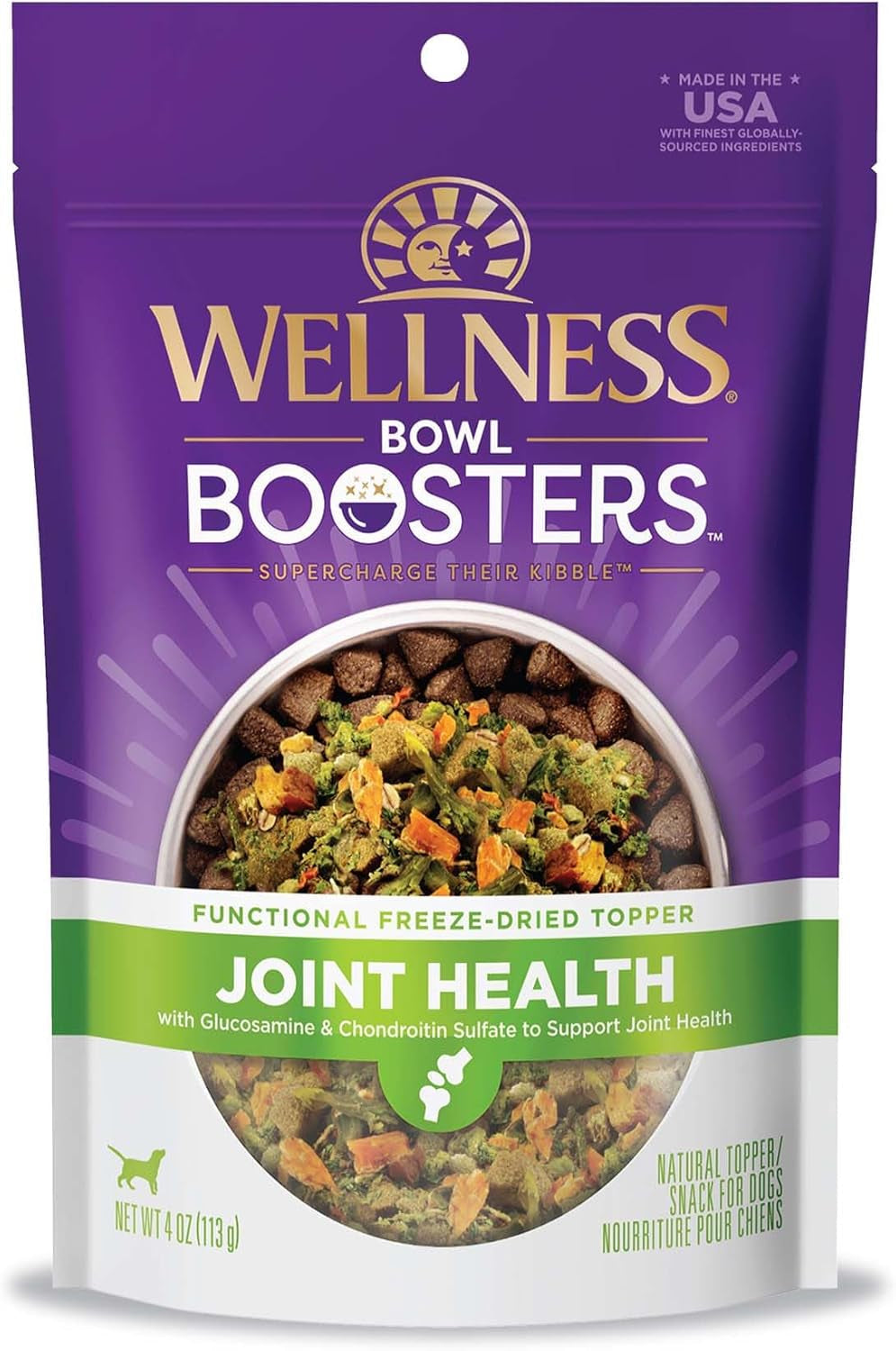 wellness-bowl-boosters-digestive-health-dog-food-topper-with-freeze-dried-pieces-for-small-medium-and-large-breeds-sensitive-stomach-grain-free-natural-chicken-recipe-4-oz-bag