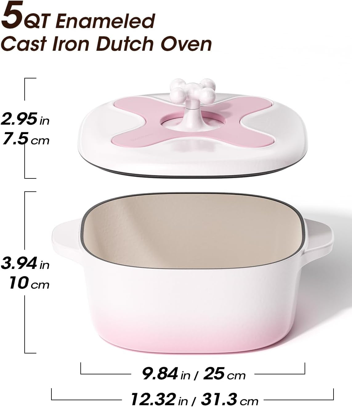 5-qt-enameled-cast-iron-dutch-oven-with-lid-cream-pink-white-6-layer-nonstick-enamel-extra-capacity-oval-design-heavy-self-basting-lid-heat-resistant-silicone-pad-included