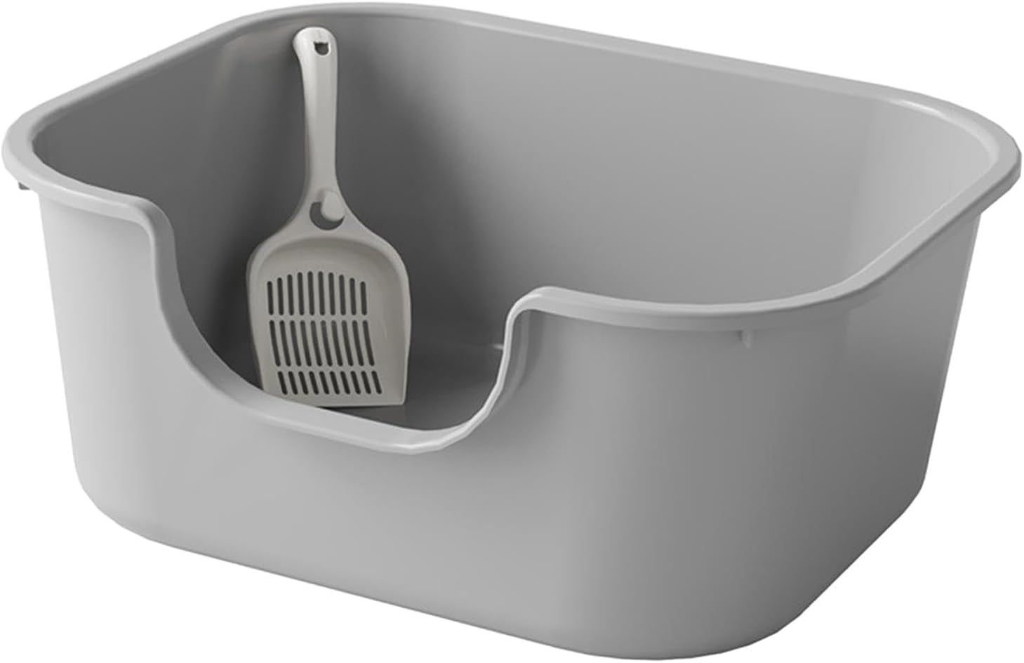 oversized-open-top-pet-litter-tray-with-high-sides-semi-closed-cat-litter-basin-portable-bedpan-for-cats-grey