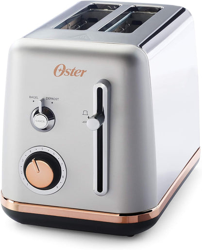Oster 2 Slice Toaster, Metropolitan Collection with Rose Gold Accents1