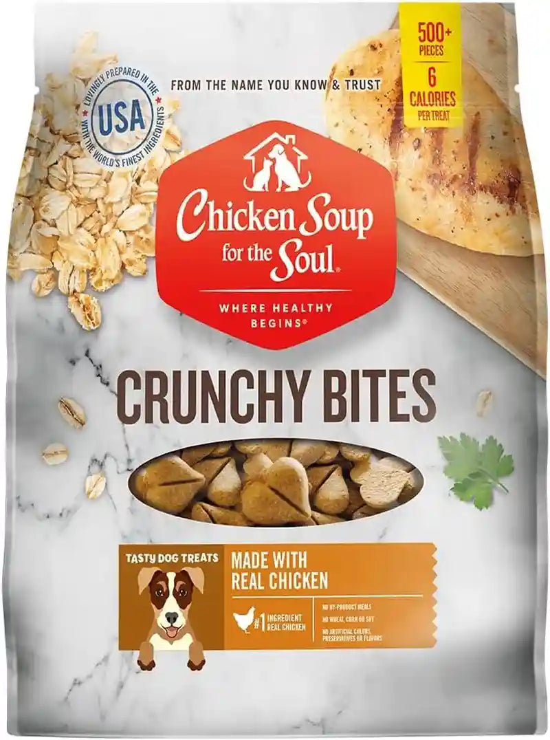 chicken-soup-for-the-soul-pet-food-crunchy-bites-dog-treats-chicken-12-ounce-bag-soy-corn-wheat-free-no-artificial-flavors-or-preservatives