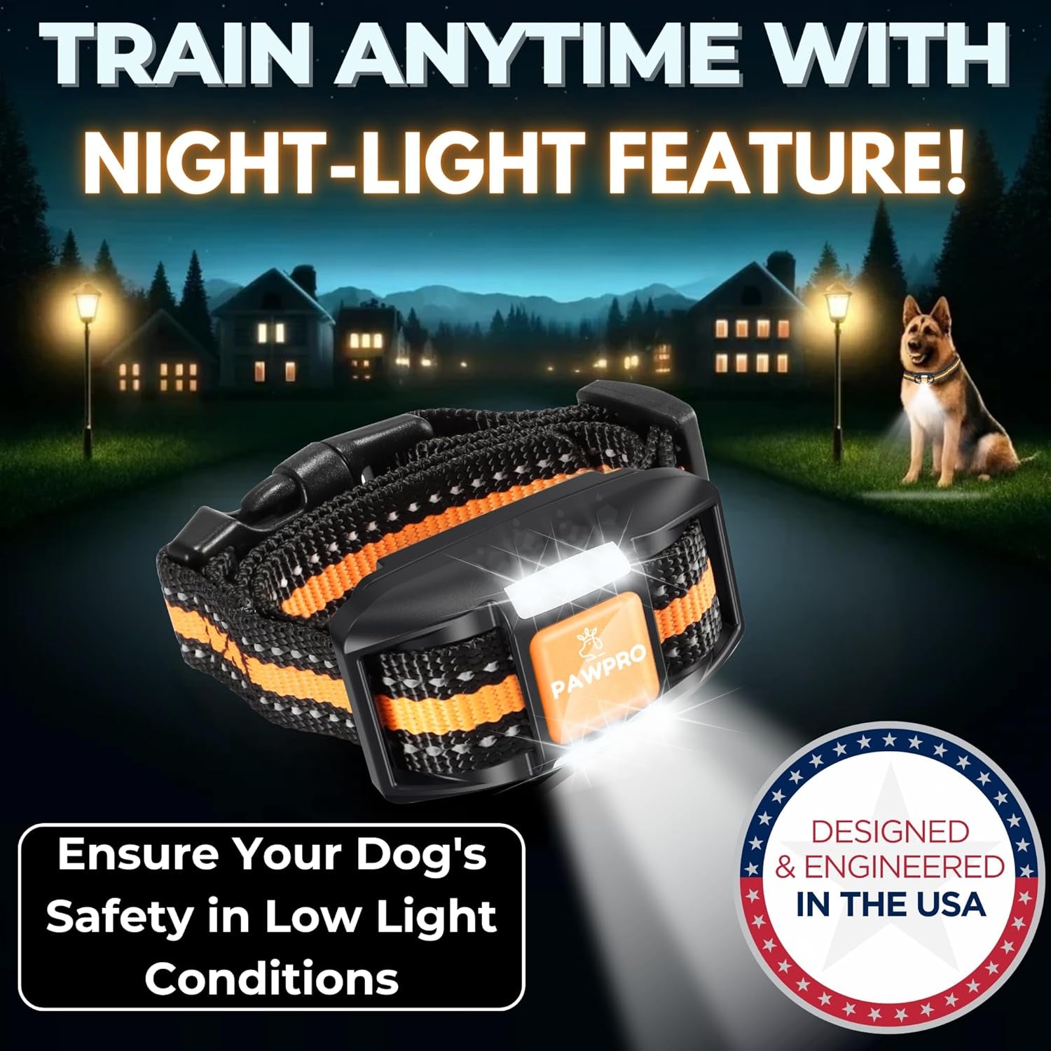 dog-shock-collar-with-remote-unmatched-4-mile-range-night-light-mode-training-guide-included-124-training-levels-4-modes-beep-vibration-shock-waterproof-rechargeable-fits-all-dogs-1-collar