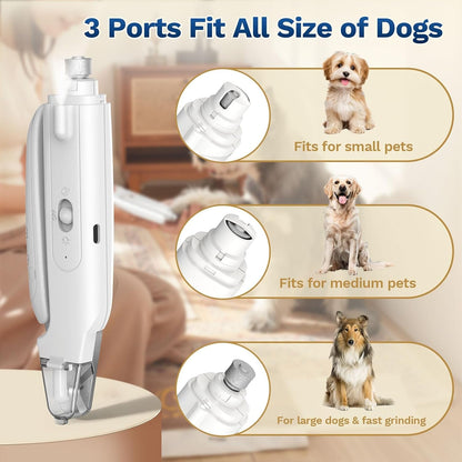 2-In-1 Dog&Cat Nail Clippers with Light, Type-C Pet Claw Trimmer & Grinder5