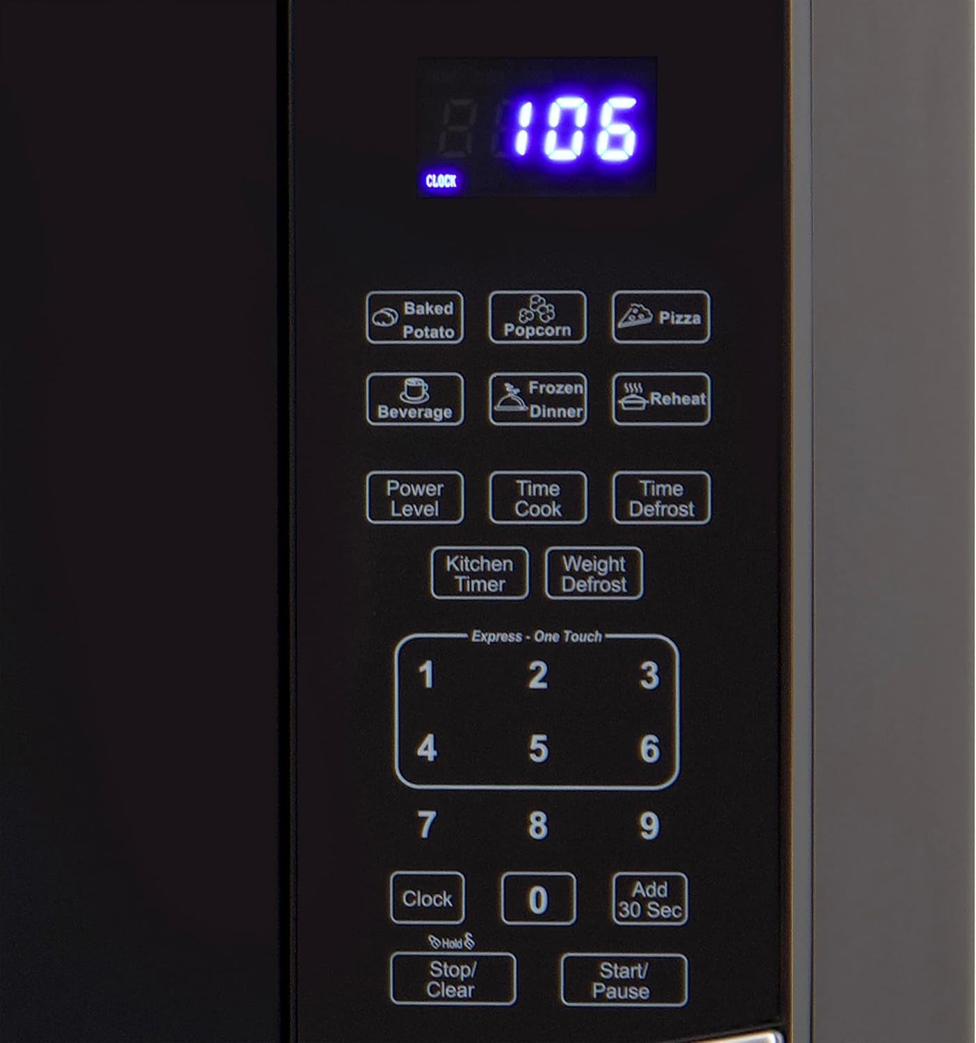 microwave-oven-900-watts-compact-with-10-power-levels-and-6-pre-cooking-settings-speed-defrost-electronic-control-panel-and-glass-turntable-0-9-cu-ft-stainless-steel
