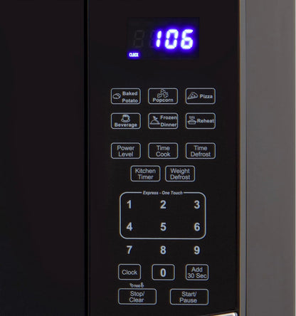 Microwave Oven 900-Watts Compact with 10 Power Levels and 6 Pre Cooking Settings, Speed Defrost, Electronic Control Panel and Glass Turntable, 0.9-Cu.Ft., Stainless Steel4