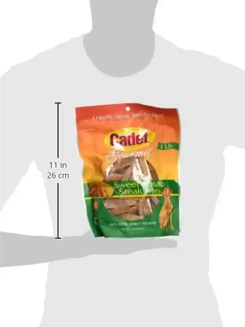 cadet-gourmet-sweet-potato-steak-fries-dog-treats-1-lb-100-real-sweet-potato-healthy-natural-chewy-dog-treats-single-ingredient-dog-training-treats-for-small-large-dogs