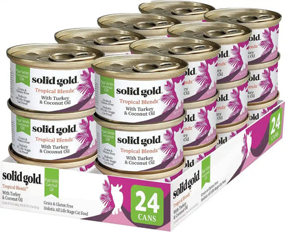 Solid Gold Wet Cat Food Pate for Indoor Cats - Healthy Canned Cat Food Pate W/Real Chicken, Omega Fatty Acids, Vitamins & Minerals - Grain Free & Gluten Free Can Meals for Cats & Kittens - 24Ct/3Oz20