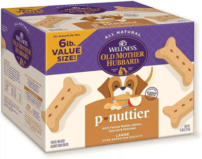 Wellness Old Mother Hubbard Classic P-Nuttier Dog Biscuits, Natural Training Treats, Peanut Butter Flavor, Mini Size, 6 Lb Box14