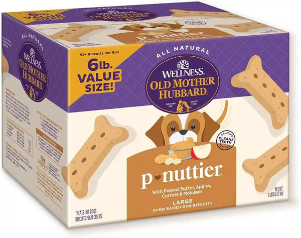 Wellness Old Mother Hubbard Classic P-Nuttier Dog Biscuits, Natural Training Treats, Peanut Butter Flavor, Mini Size, 6 Lb Box14