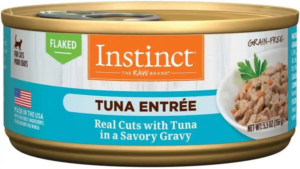 Instinct Flaked Entrees, Wet Canned Cat Food, Variety Pack, 3 Oz (12 Count) | Tender Flaked Cuts in Savory Gravy, High Protein, Real Meat, Whole-Food Ingredients, Grain-Free, Hydration Support12