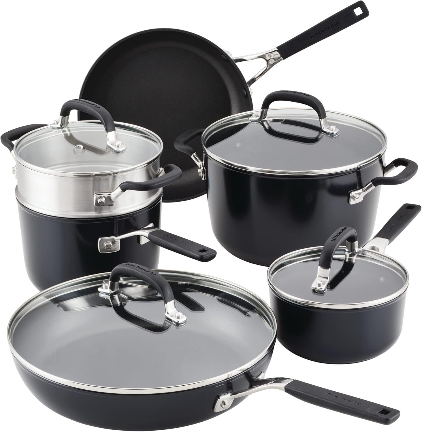 kitchenaid-hard-anodized-nonstick-cookware-pots-and-pans-set-10-piece-matte-black
