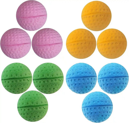 Cat Foam Ball Cat Sponge Ball Toy Soccer Toy (12Pack)5