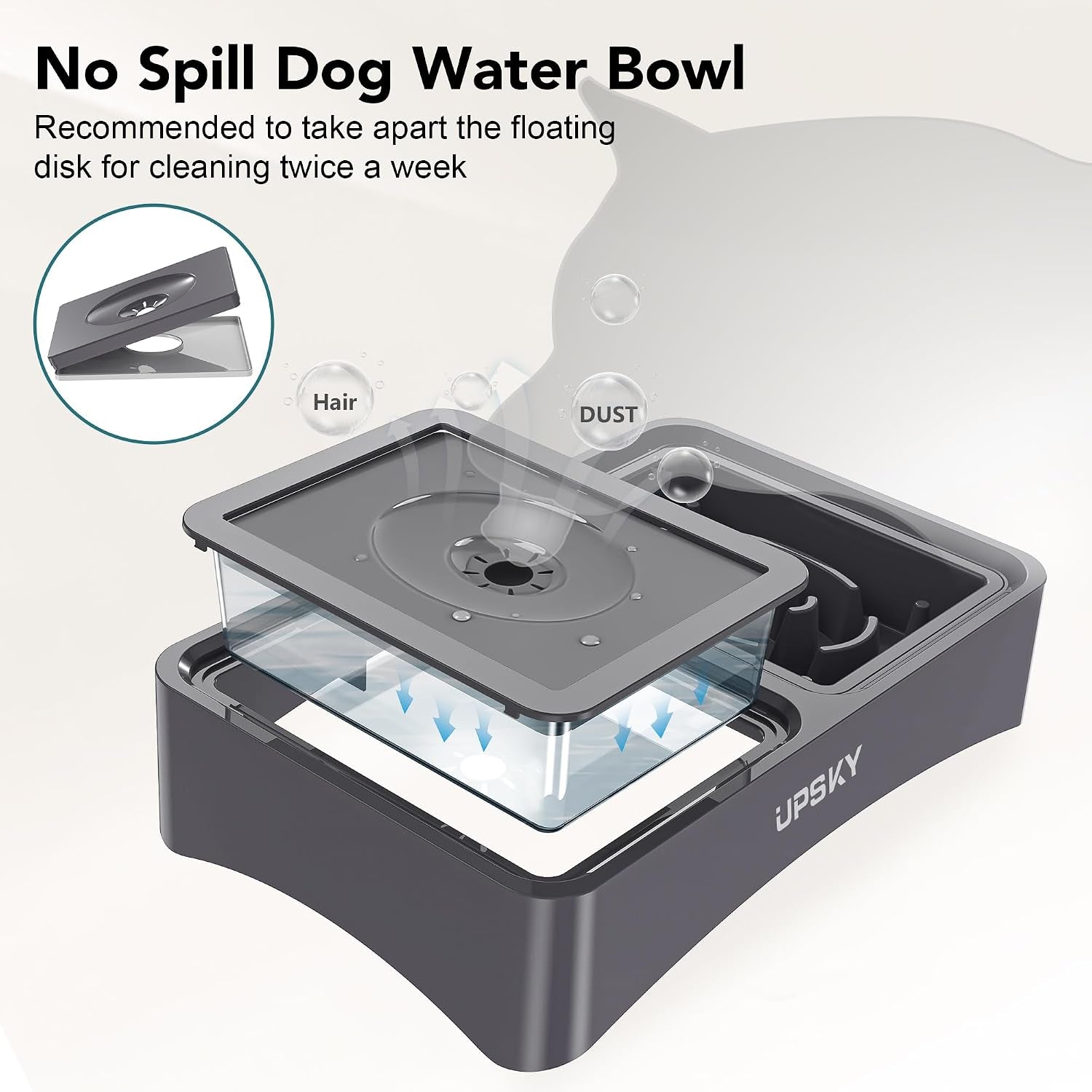 upsky-2-in-1-elevated-dog-bowls-slow-feeder-4-height-adjustable-raised-bowl-stand-no-spill-dog-water-bowls-anti-slip-food-and-water-bowls-for-small-medium-dogsnot-include-stainless-steel-bowl