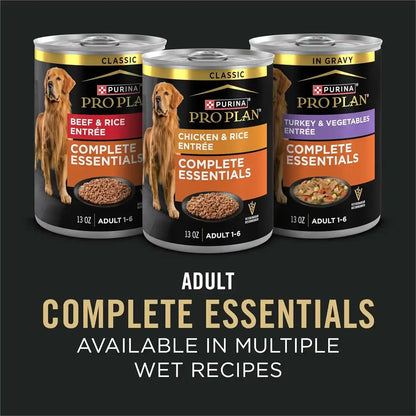 Purina Pro Plan Complete Essentials Shredded Blend Salmon and Rice Dog Food Dry Formula with Probiotics for Dogs - 33 Lb. Bag8