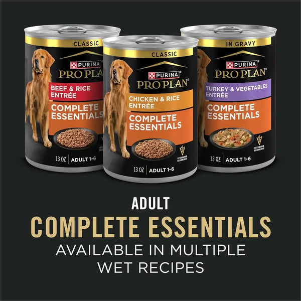 Purina Pro Plan Complete Essentials Shredded Blend Salmon and Rice Dog Food Dry Formula with Probiotics for Dogs - 33 Lb. Bag8