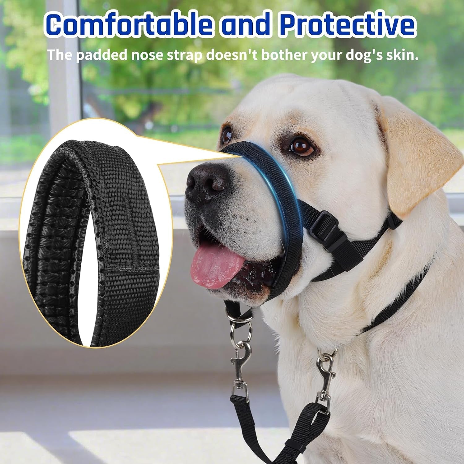 barkless-dog-training-head-collar-stops-pulling-and-improves-leash-walking-anti-pull-head-hatler-with-adjustable-safety-strap-soft-padded-muzzle-leash-for-walking-training-leash-reactive-large-dogs