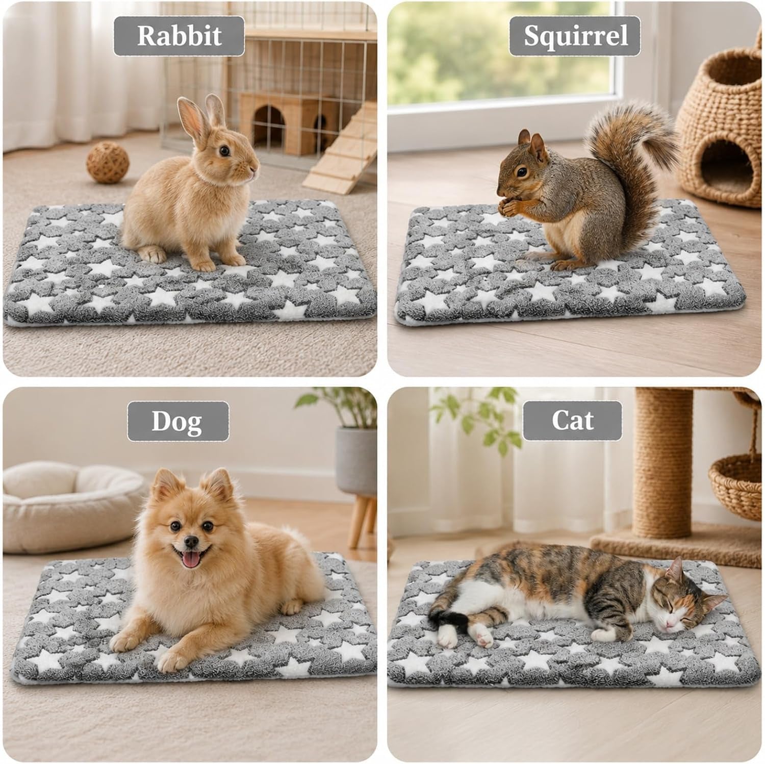 4-pcs-dog-bed-mat-comfortable-soft-pad-for-pets-reversible-crate-pads-dog-crate-bed-washable-cute-star-pet-beds-for-cage-portable-soft-kennel-mat-for-outdoor-sleeping-small-dogs-cat-sleeping