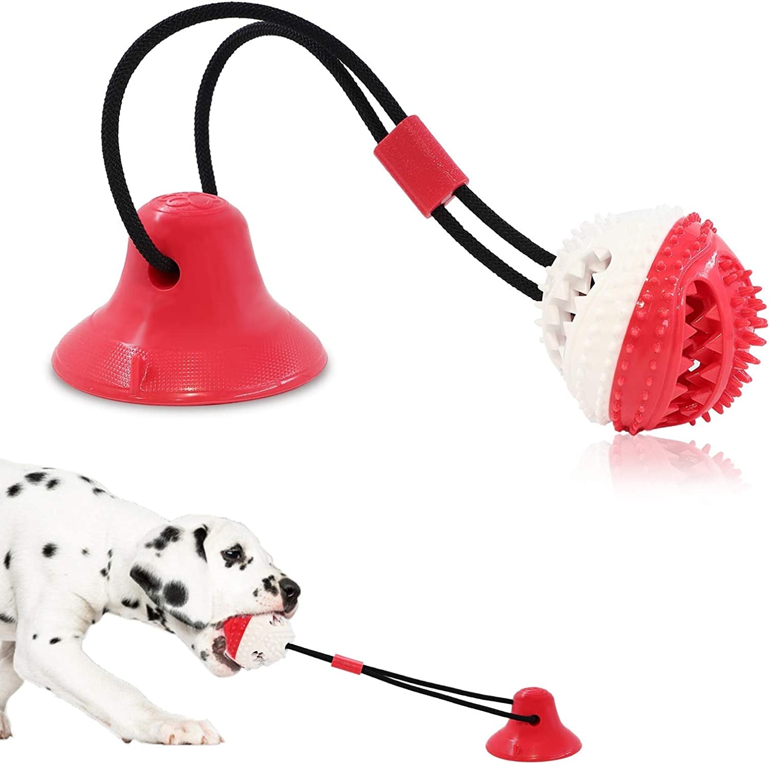 askhald-dog-toys-chew-toys-for-aggressive-chewers-puppy-training-treats-teething-rope-toys-for-boredom-dog-puzzle-treat-food-dispensing-ball-toys-for-puppies-teething-blue
