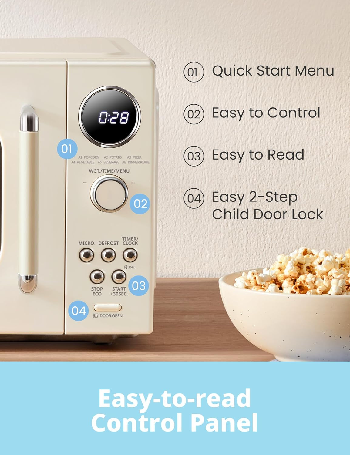 retro-microwave-oven-0-9-cu-ft-900w-countertop-apricot-6-auto-menus-multi-stage-cooking-mute-function-led-display-for-small-kitchen-dorm