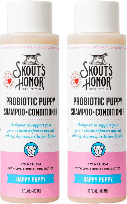 SKOUT'S HONOR Probiotic Dog Shampoo and Conditioner - DOTW, 16 Oz | Hydrating Natural 2-In-1 for Itchy Skin, Microbiome-Friendly with Avocado Oil & Omega-3S, Paraben & Sulfate-Free11