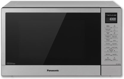 Panasonic NN-SN68KS Compact Microwave Oven with 1200W Power, Sensor Cooking, Popcorn Button, Quick 30Sec & Turbo Defrost, 1.2 Cu.Ft, Stainless Steel1