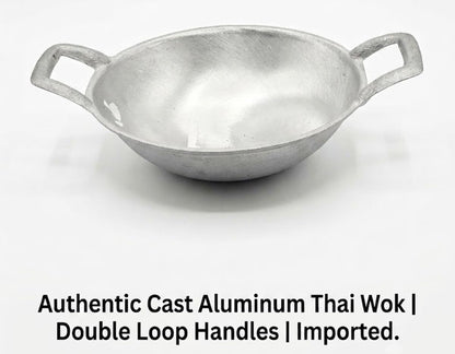 Thai Wok Aluminum Sanded Pan Frying Dessert Cooking Restaurant Home Cookware Lightweight Utensils Stir-Fry9